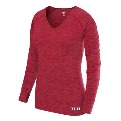 Dames elle long sleeve v-hals top