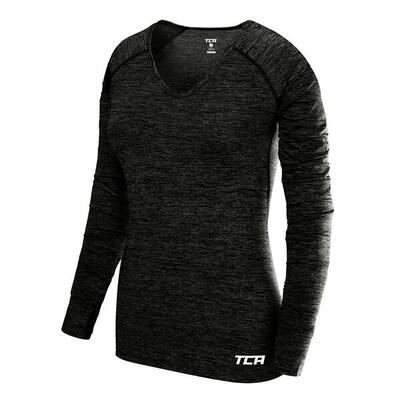 Dames elle long sleeve v-hals top