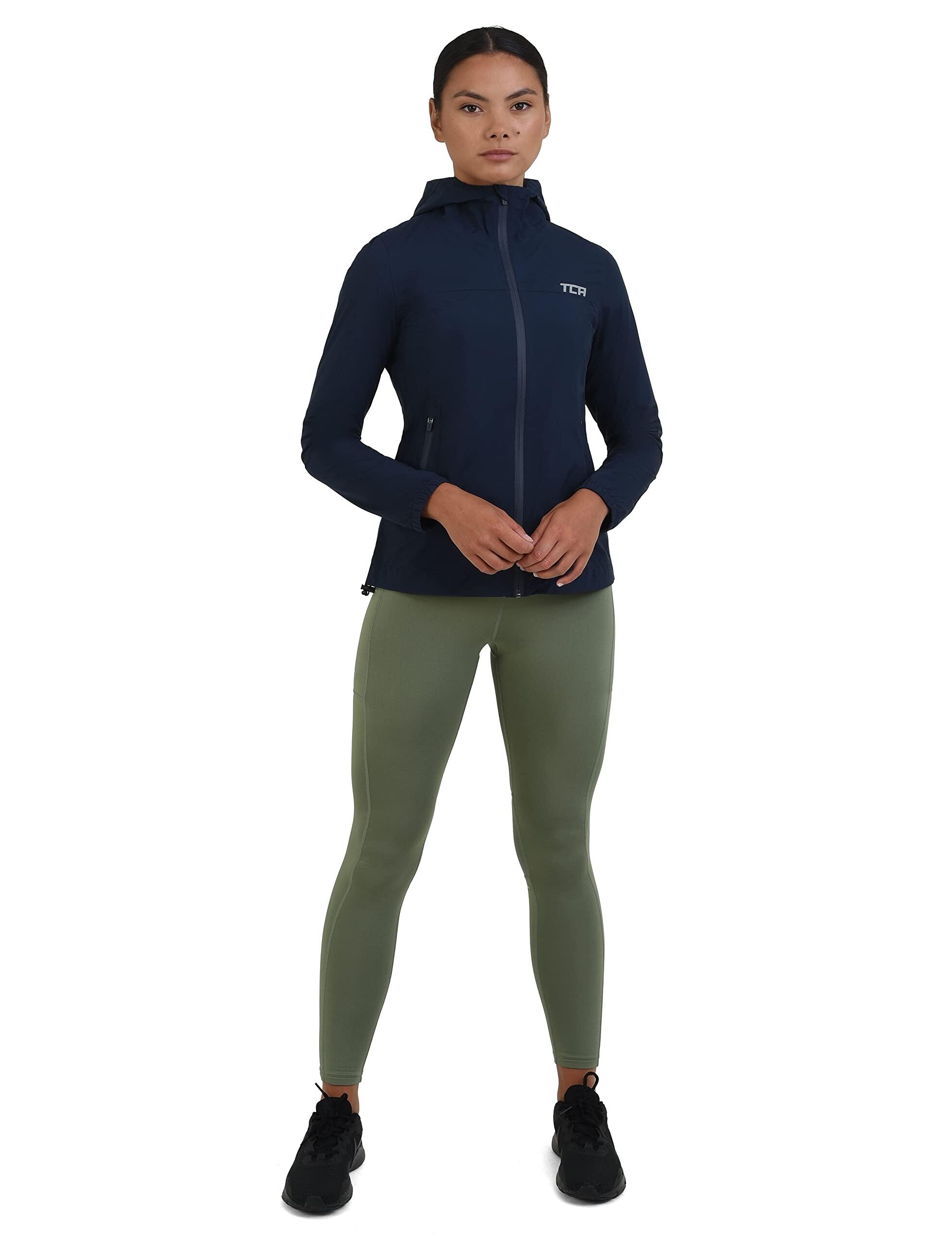Women's AirLite Rain Jacket with Zip Pockets - Navy Blazer 5/6