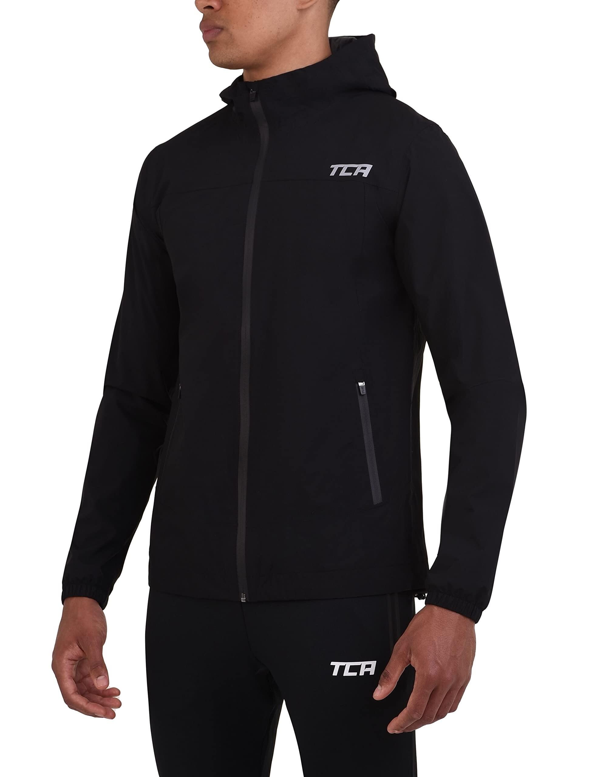 TCA Giacca da pioggia Airlite 2.0 da uomo con tasche con zip