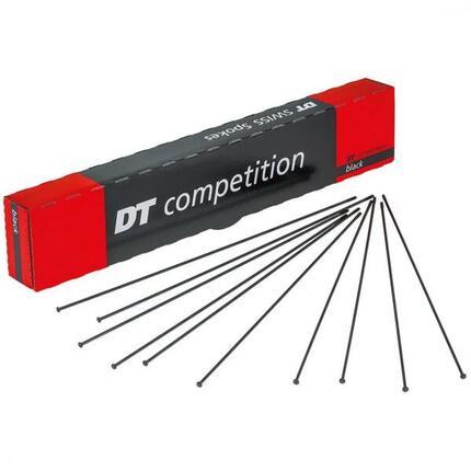 DT SWISS Speichen 2.0X1.8X2.0X272Mm Karton 100 Stück Schwarz Competition Stra...