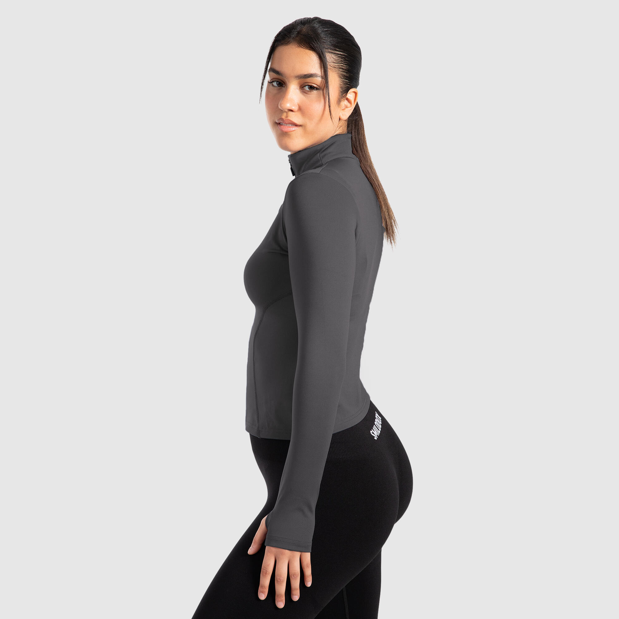 Damen Trainingsjacke Indira Anthrazit 2/6