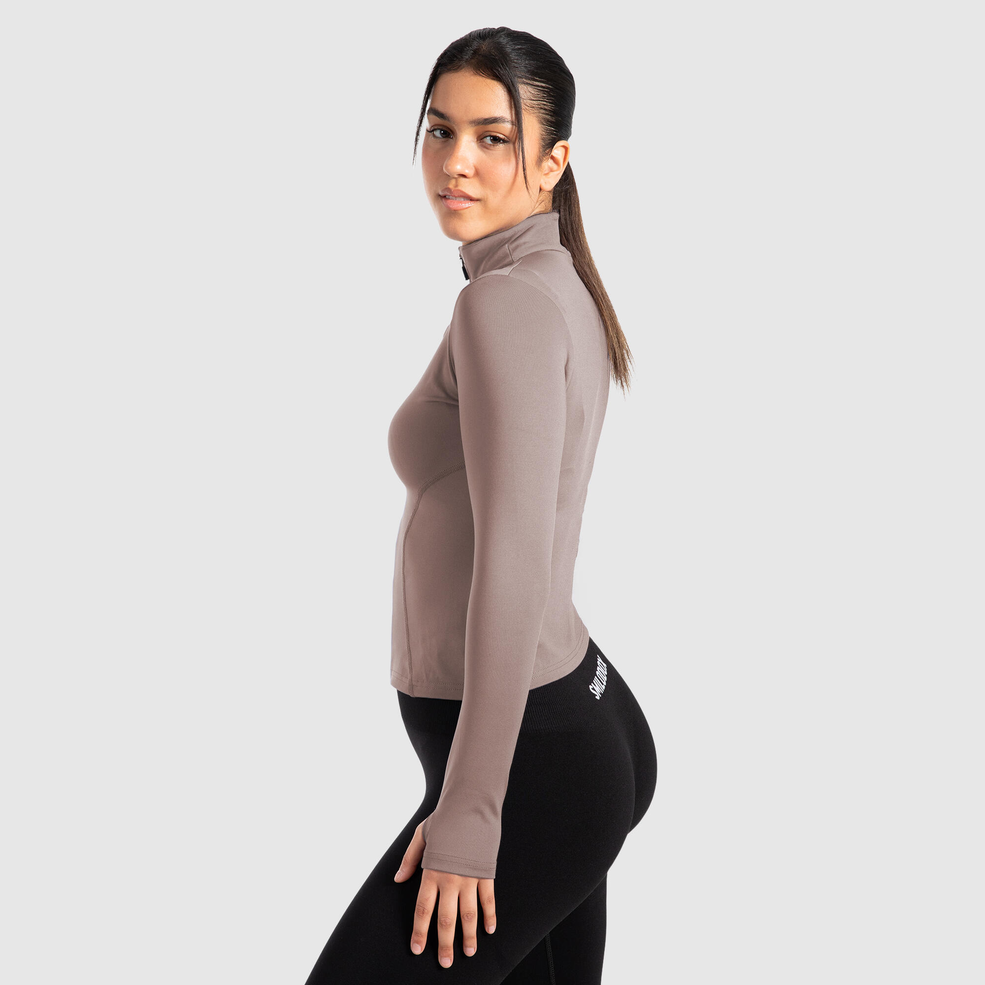 Damen Trainingsjacke Indira Braun 2/6