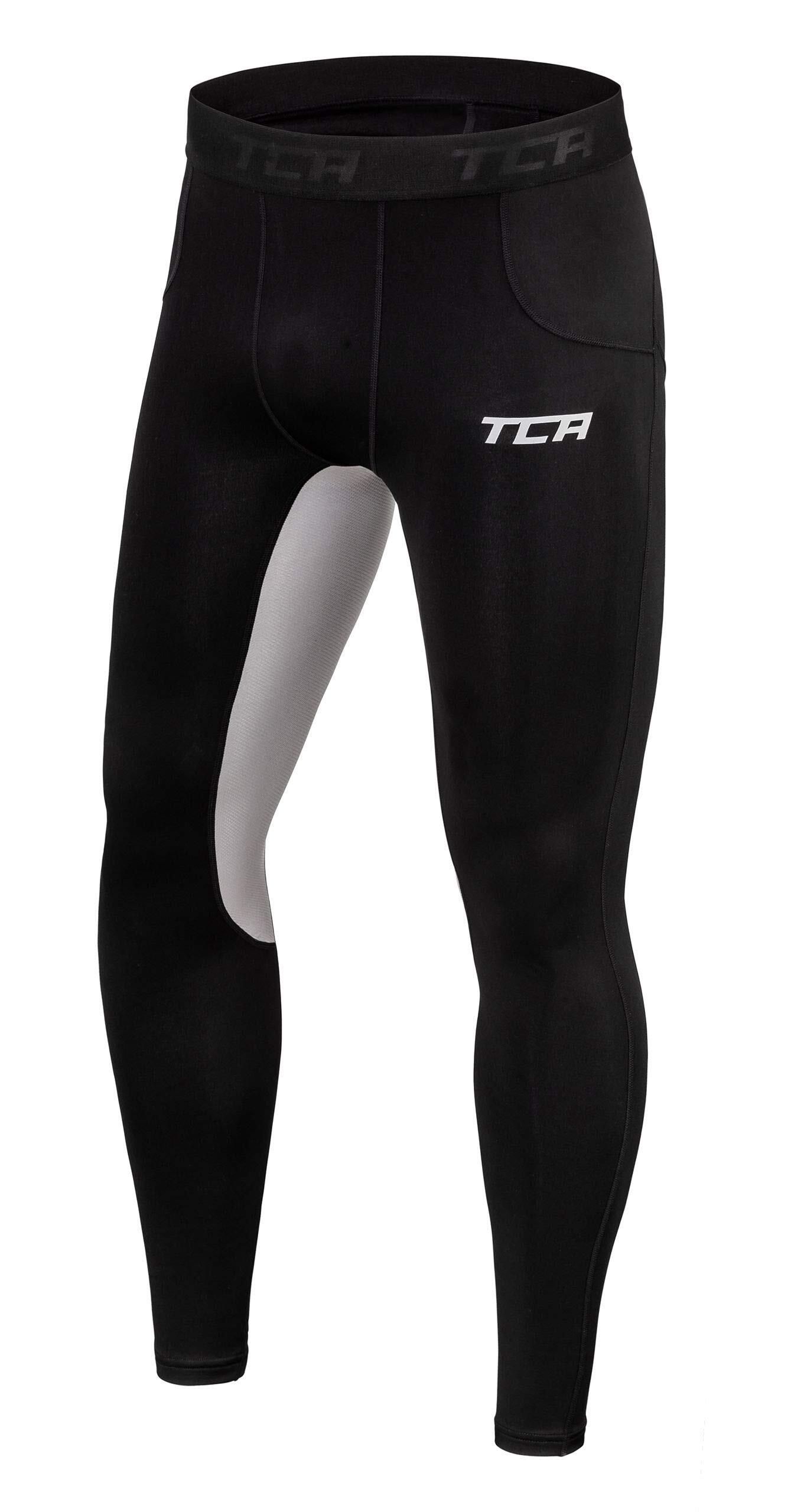TCA SuperThermal Herren Leggings, Kompressionsleggings, Sporthose, Lang