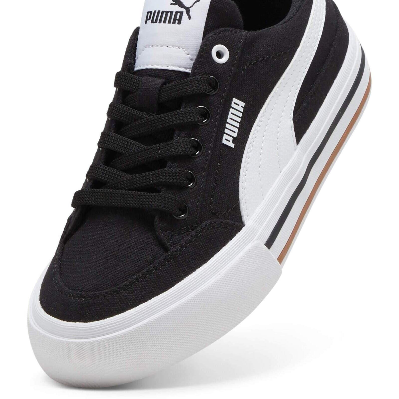 Calçado Puma Court Classic Vulc Fs Jr, Preto, Crianças 4/6