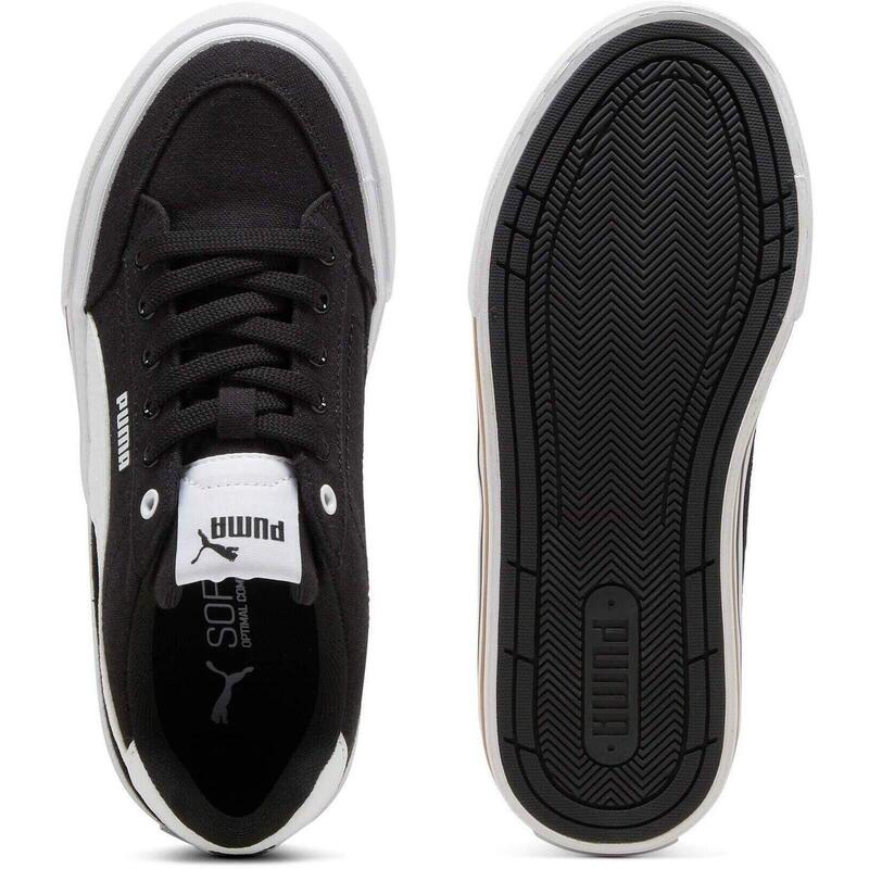 Pantofi sport copii Puma Court Classic Vulc Fs Jr, Negru