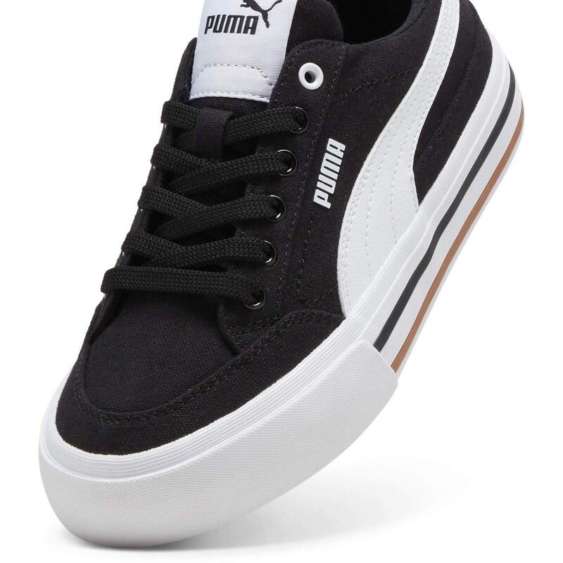 Pantofi sport copii Puma Court Classic Vulc Fs Jr, Negru