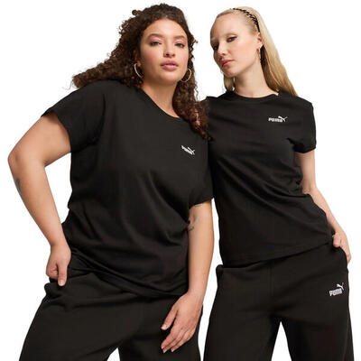 Maglietta Puma Ess Small No. 1 Logo Tee. Bianca. Donne