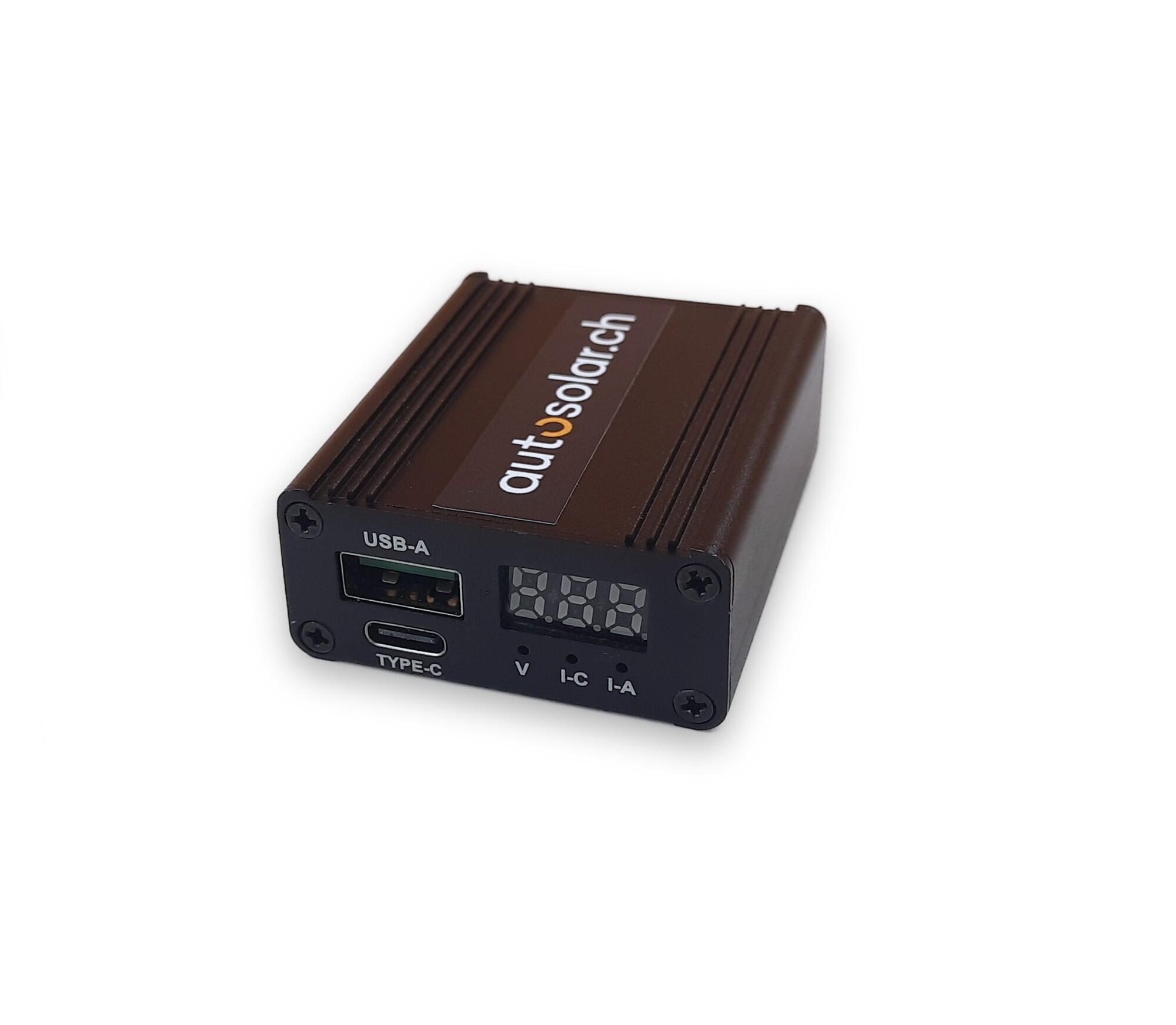 AutoSolar 135 Watt Solarkoffer flexibel (6 x 22.5 Watt) inkl. AutoSolar DC-Wandl 6/7