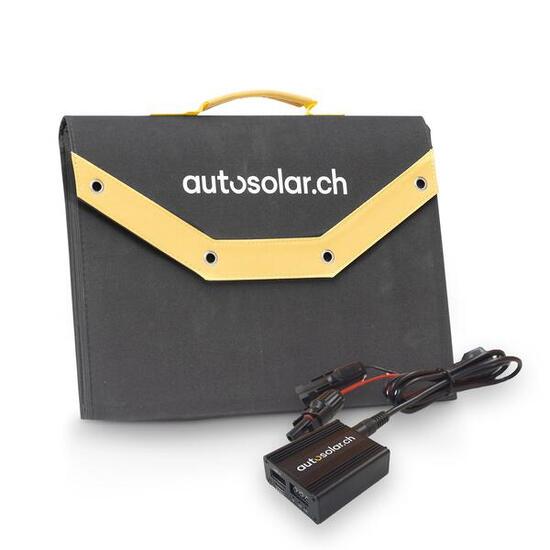 AutoSolar valise solaire flexible de 135 watts (6 x 22,5 watts)