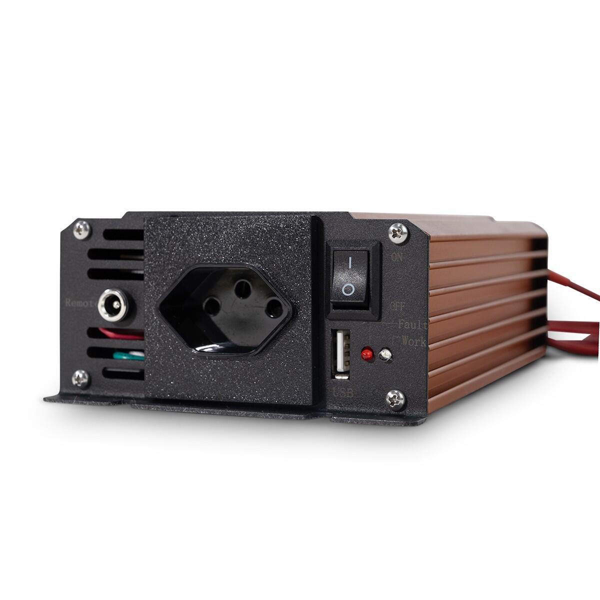 300 Watt 12V Wechselrichter - reiner Sinus - 12V zu 230V 7/7