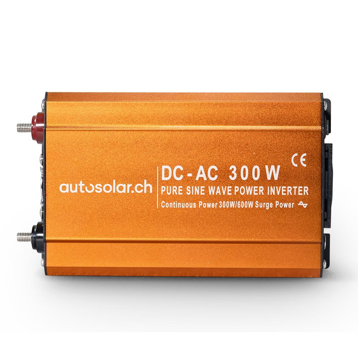 300 Watt 12V Wechselrichter - reiner Sinus - 12V zu 230V 4/7