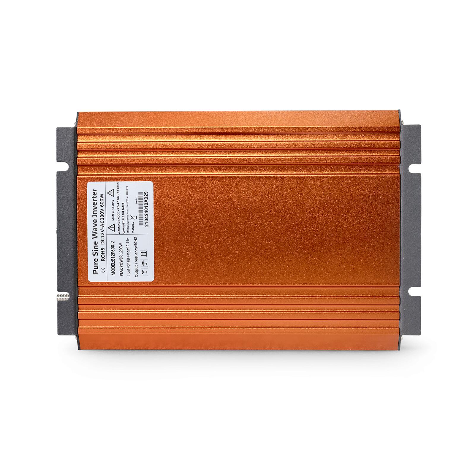 600 Watt 12V Wechselrichter - reiner Sinus - 12V zu 230V - Inverter 3/5