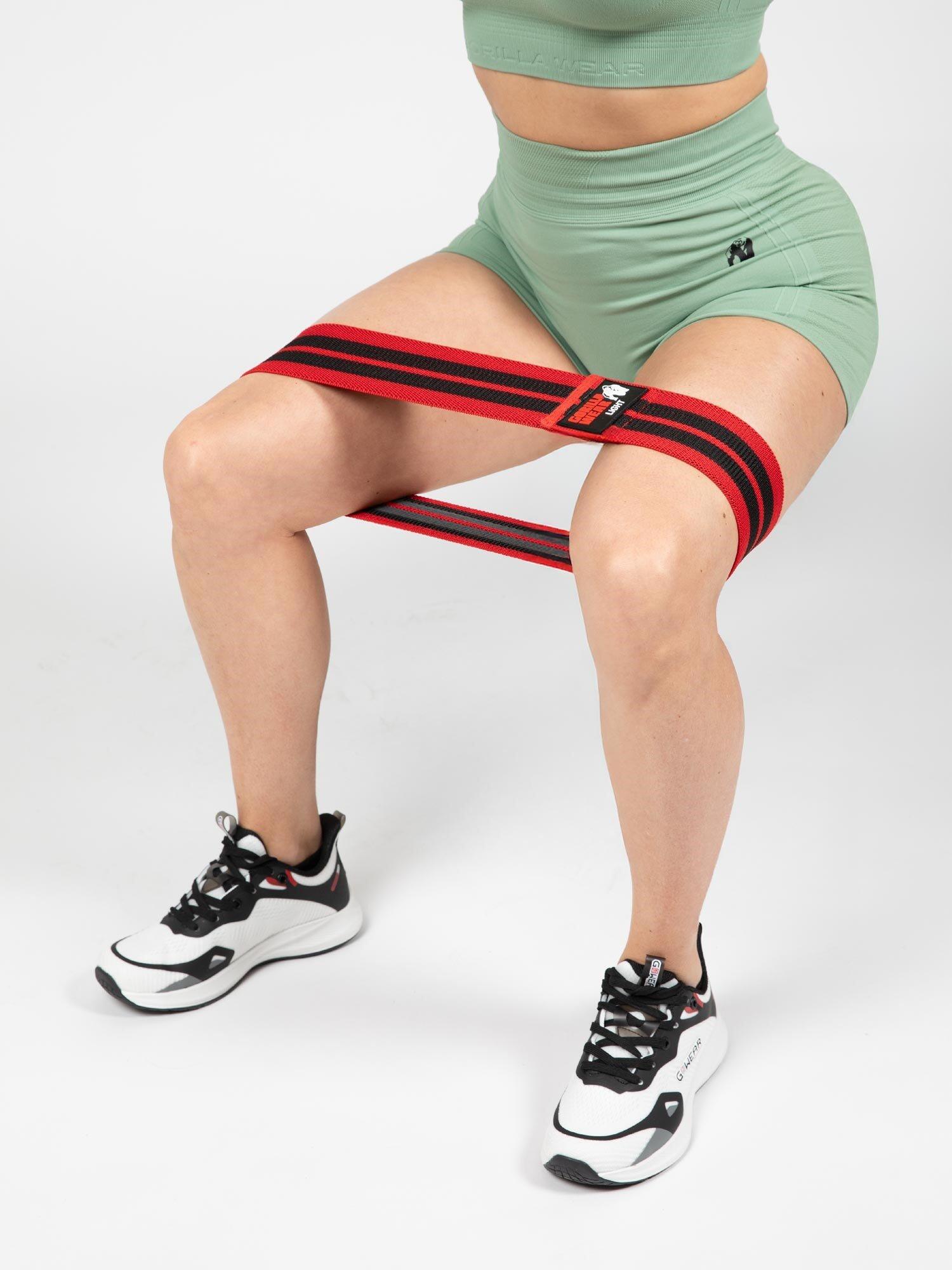 Glute Bands 3-Pack - Nero/Rosso/Grau 3/5