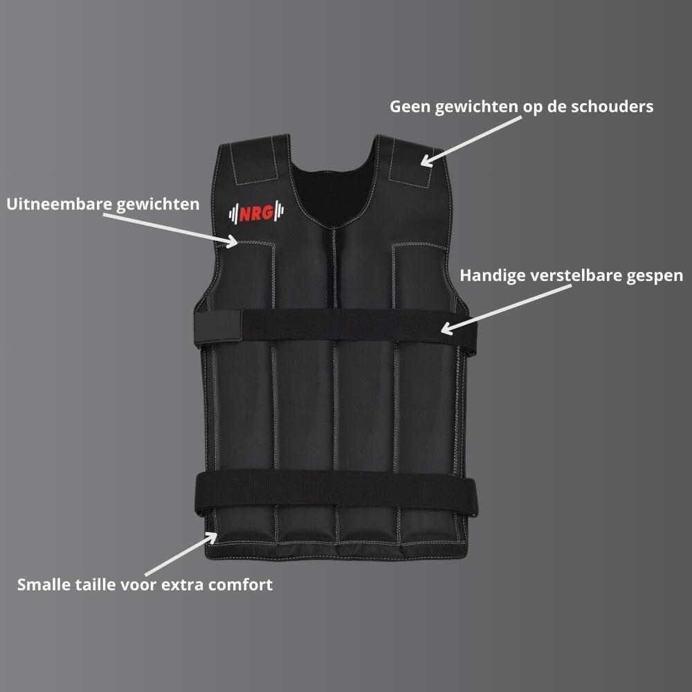 Gewichtsvest 18 kg - Verstelbaar 7/7