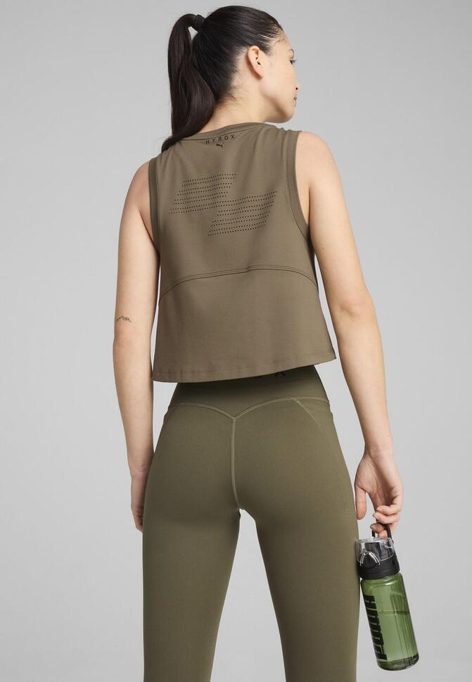 Damski top bez rękawów PUMA x HYROX CLOUDSPUN PUMA Loden Green