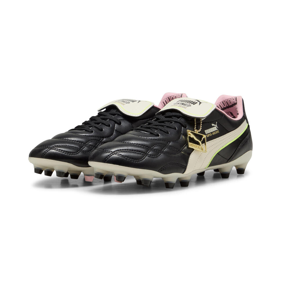 Buty piłkarskie unisex KING TOP × MUNDIAL FG/AG PUMA Black White Poison Pink