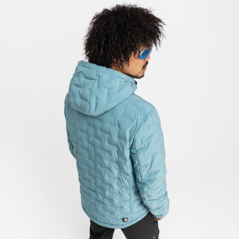 Veste randonnée isolante légère homme Mineral Bleu
