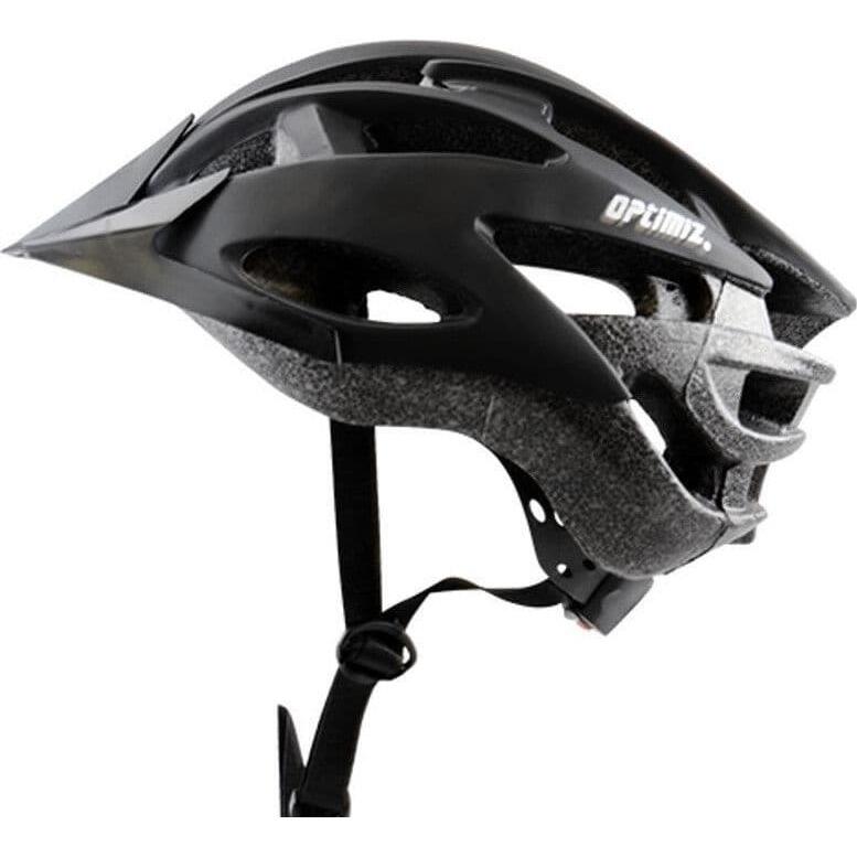 Fietshelm Optimiz - 55/58cm - Matte Black - Dames Heren 6/7