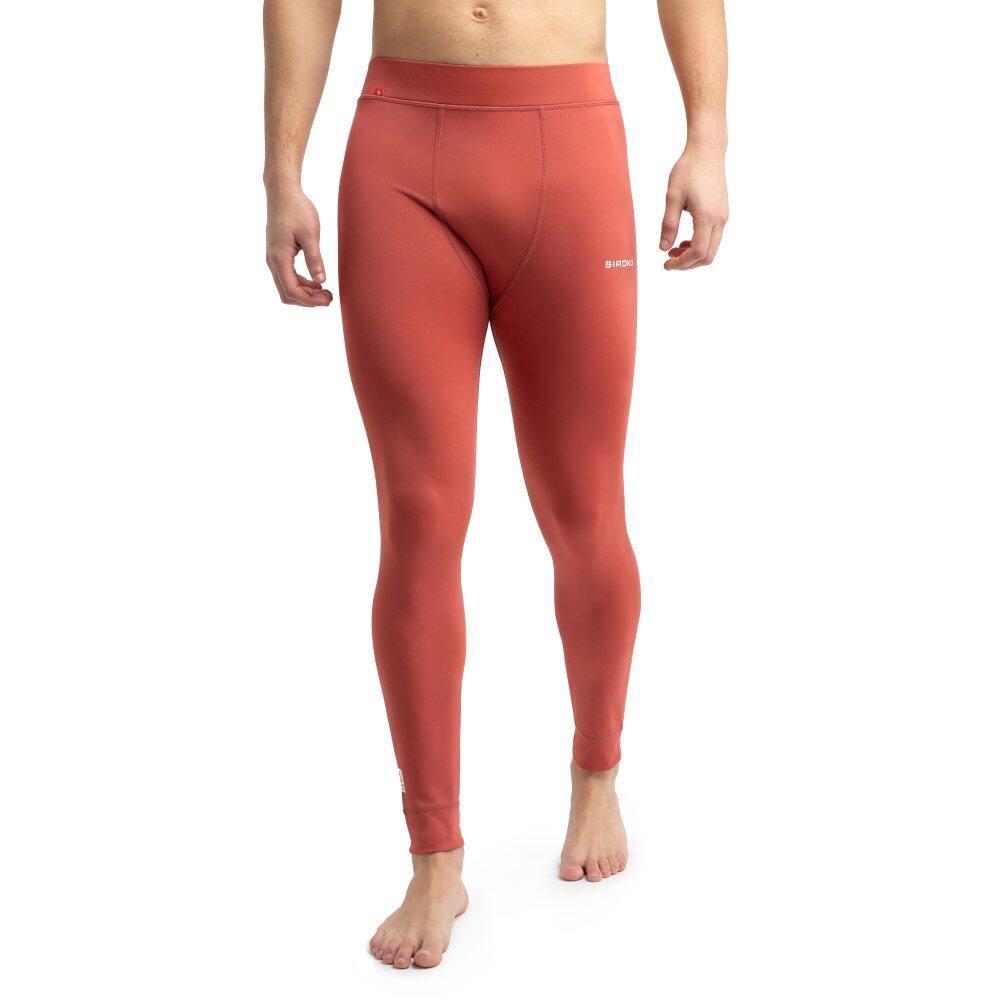 Siroko - Sous-pantalon Thermique Randonnée Homme Cornice Rouge - Legging - Rouge - Decathlon