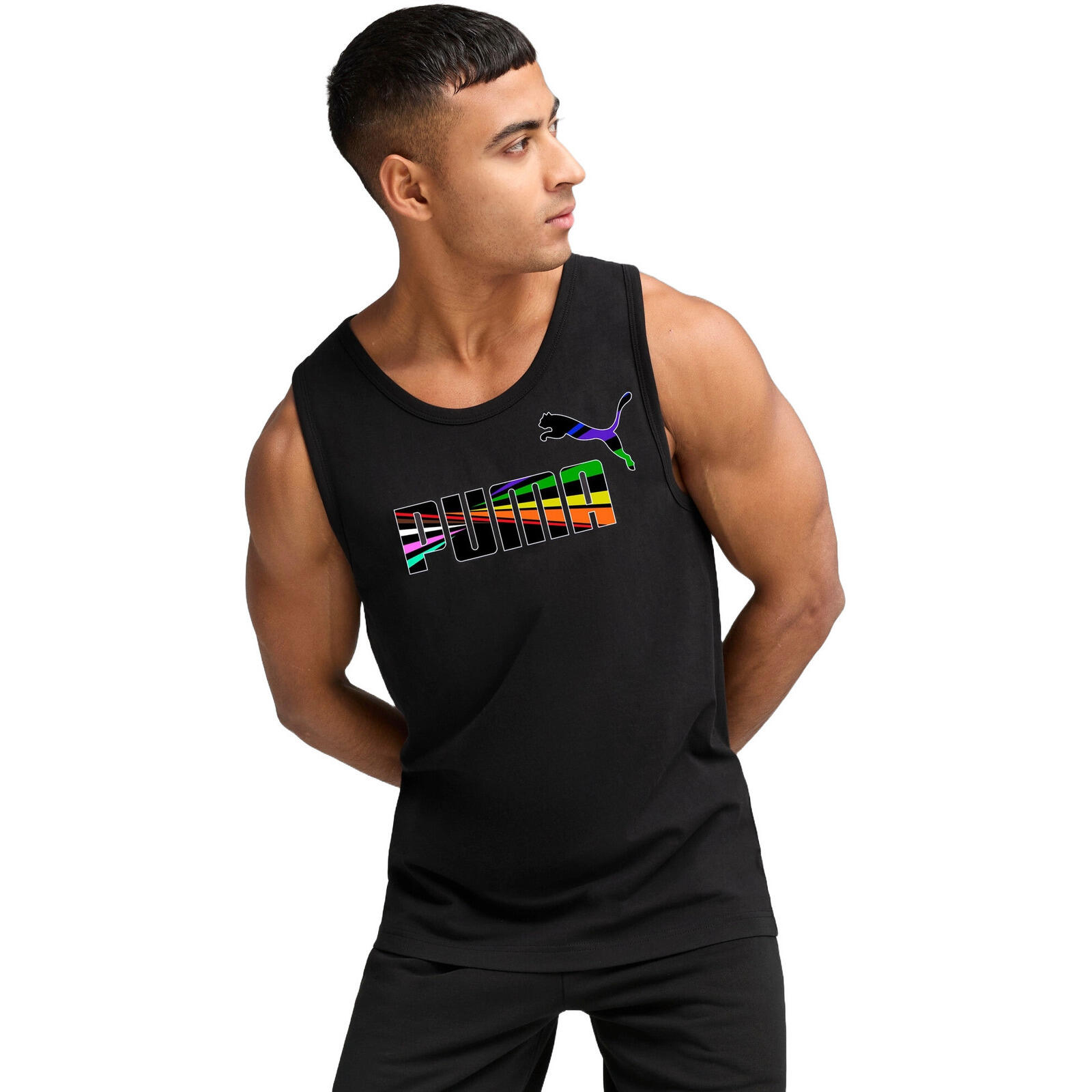 PUMA Onderhemd Puma Love United Tank, Zwart, Mannen