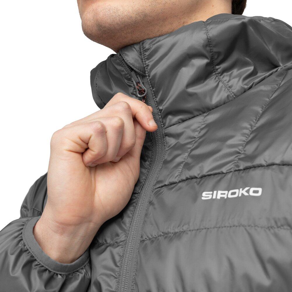 Giacca da escursionismo ultraleggera e isolante da uomo Terrain Grigio 4/6