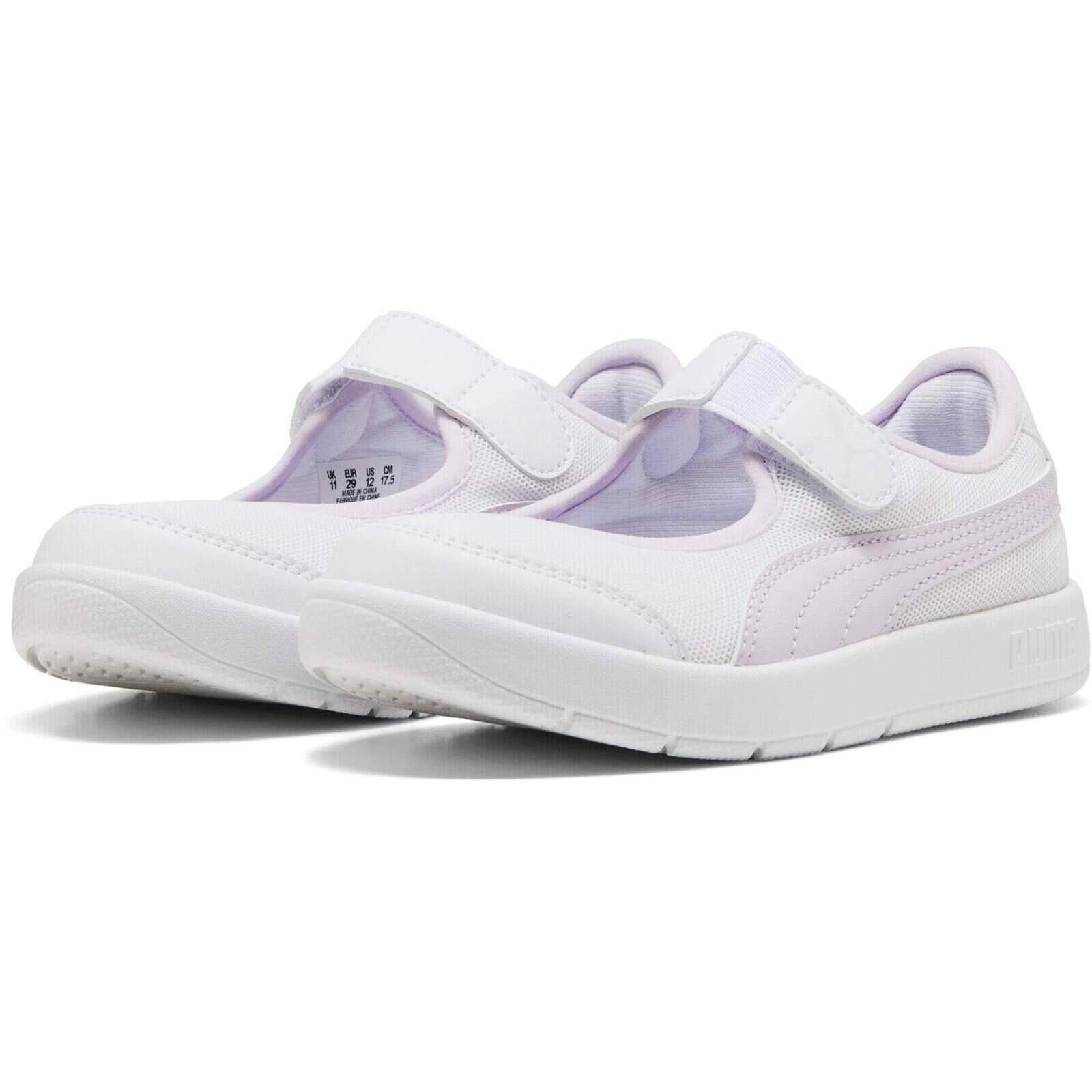 Baskets Puma Courtflex V3, Blanc, Enfants 3/7