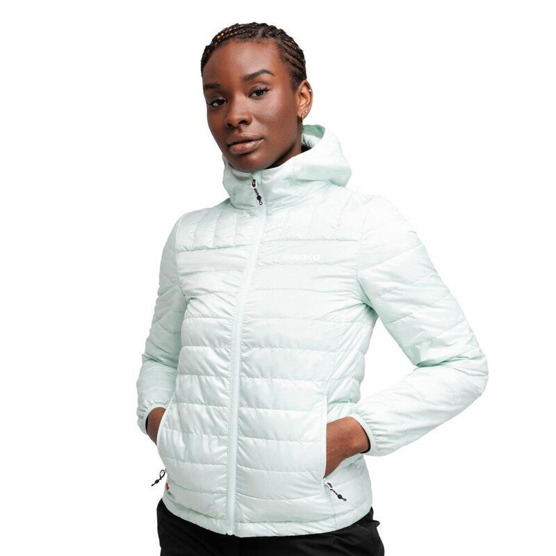 Veste randonnée isolante ultralégère femme Haven Blanc