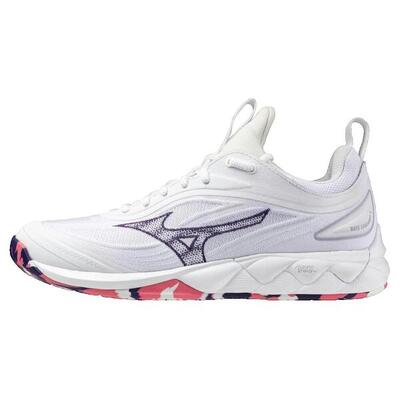 Volleybalschoenen vrouw mizuno wave luminous 3 wit