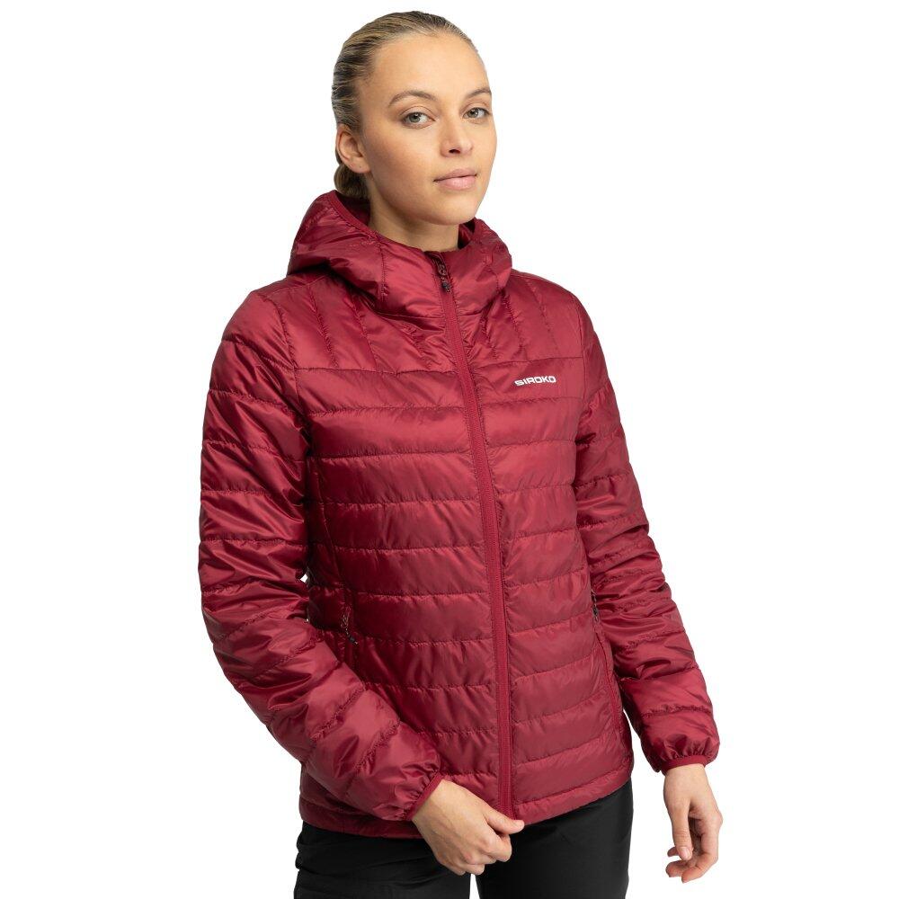 SIROKO Dames Wandelen lichtgewicht geïsoleerde wandeljas Pursuit Rood