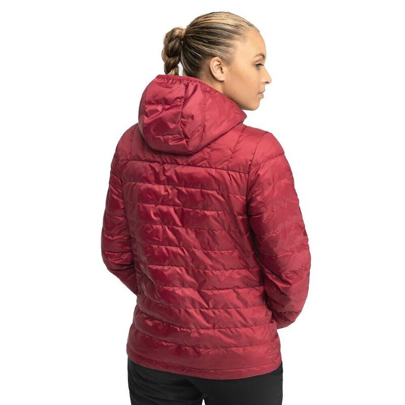 Veste randonnée isolante ultralégère femme Pursuit Rouge