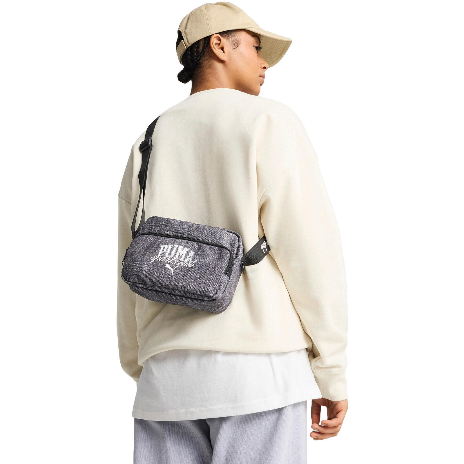 PUMA Tas Puma Phase Class Crossbody Bag, Grijs, Uniseks