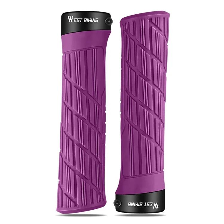 Poignées de guidon de vélo antidérapantes - Violet      1990€    WEST BIKING Poignées de guidon de vélo antidérapantes - VioletVendu exclusivement en ligne   