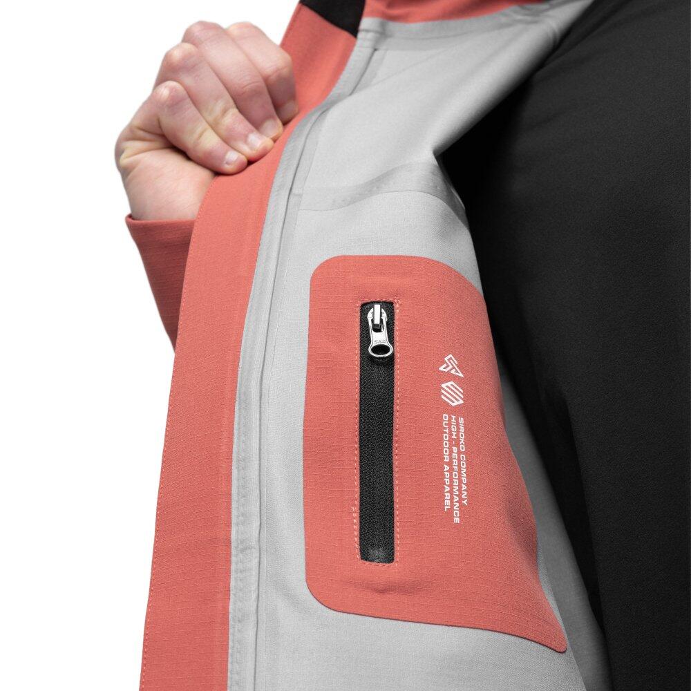 Casaco de caminhada hardshell para homem Simien Encarnado 4/7