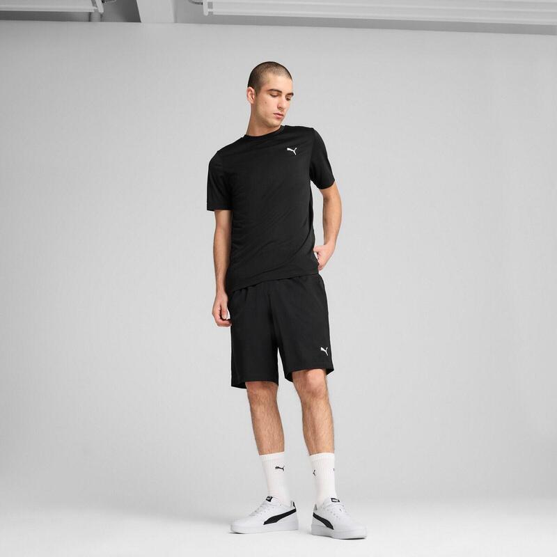 Tricou barbati Puma Ess Small Logo Poly Tee, Negru