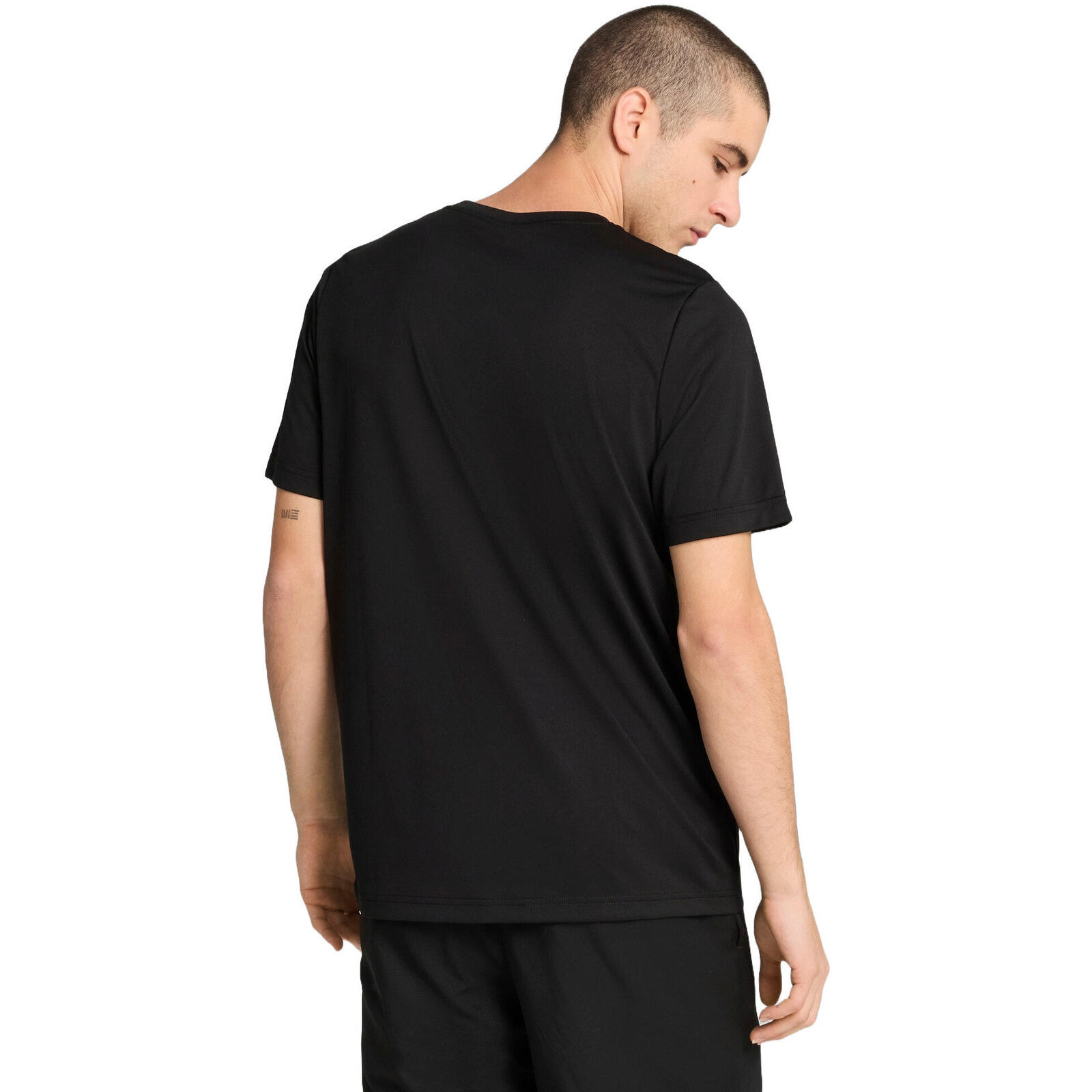 T-shirt Puma Ess Small Logo Poly Tee, Noir, Hommes 2/7