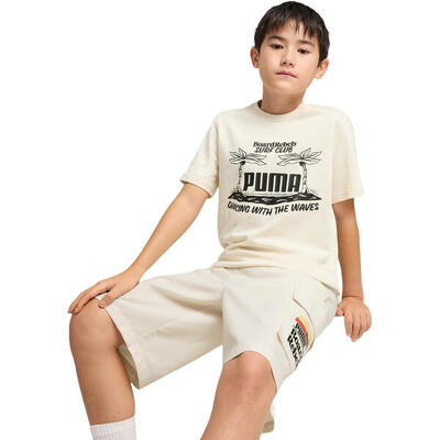 T-Shirt Puma Mid90s Graphic Tee Iii B. Beige. Kinder