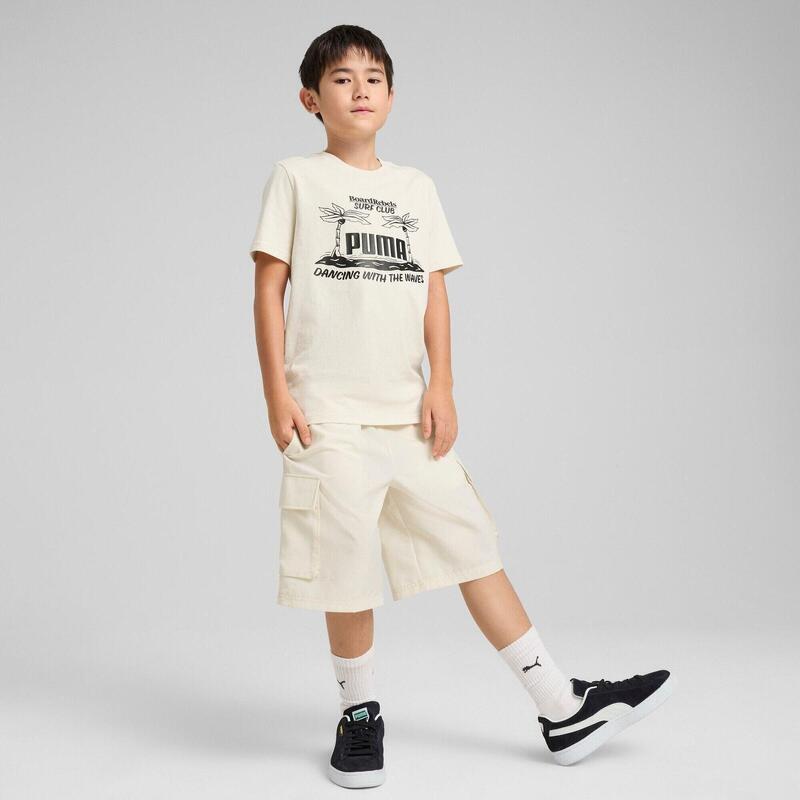 Tricou copii Puma Mid90s Graphic Tee Iii B, Bej