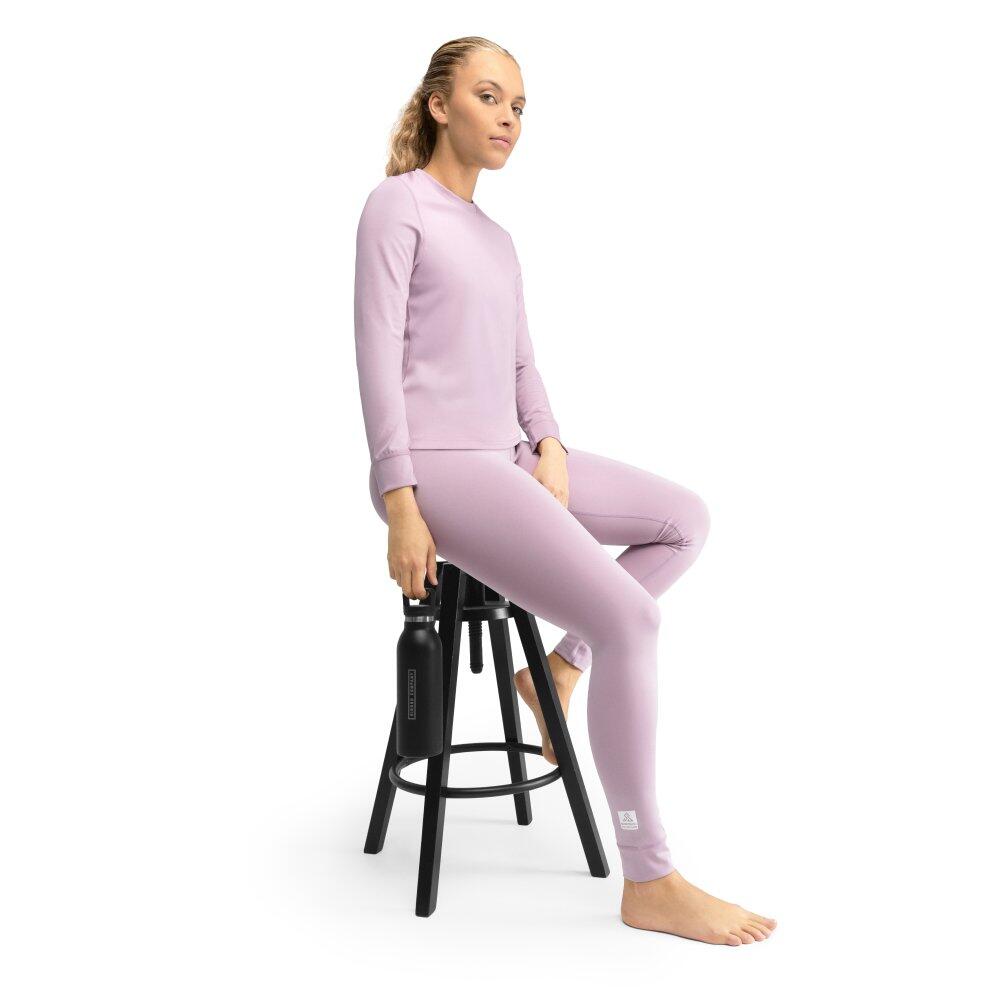 Women Hiking ’s thermal base layer top Spur Pink 3/6