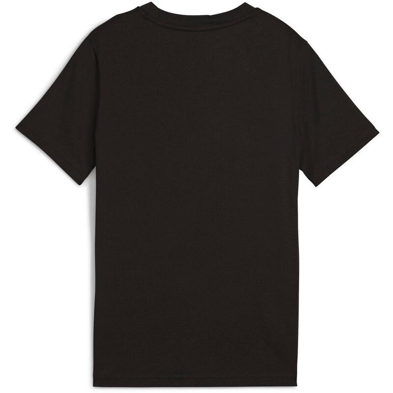 Tricou copii Puma Ess 2 Color Small No. 1 Logo Tee B, Negru