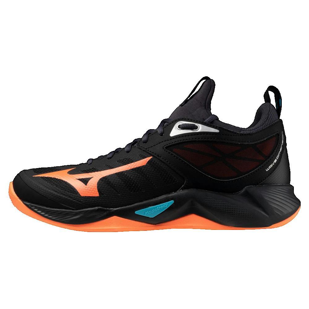 nero / rosso fluo