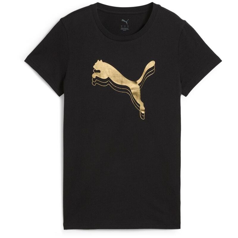 Tricou femei Puma Ess Metallic Tee, Negru