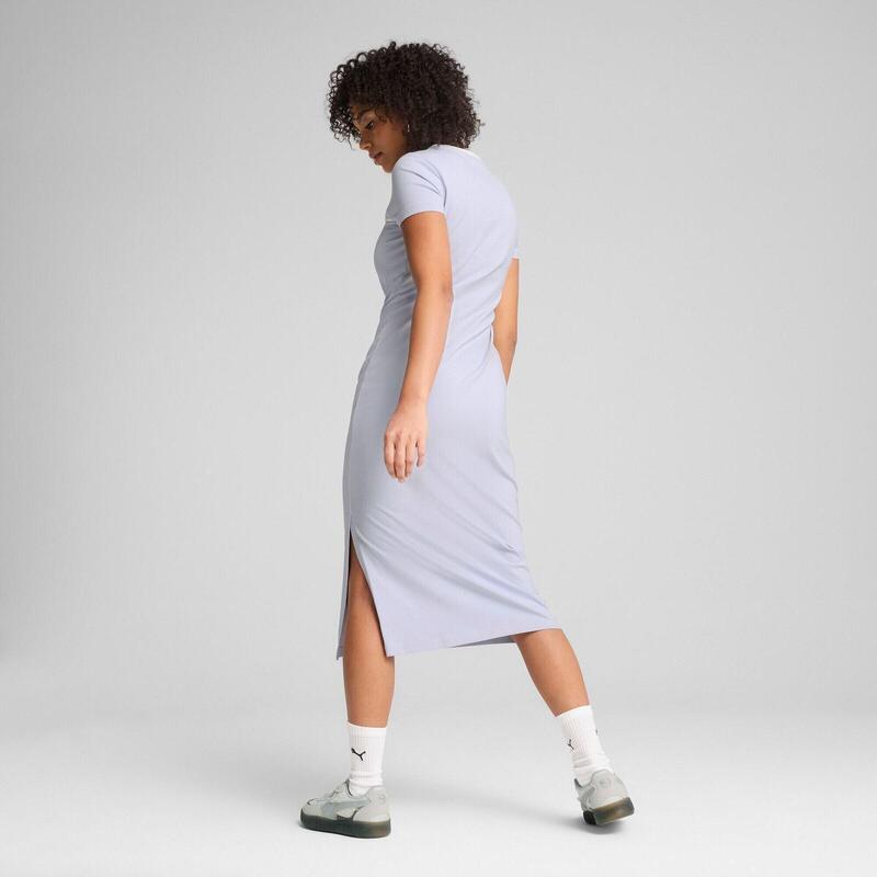 Sukienka Puma Wardrobe Ess Midi Cut-out Dress, Kobiety