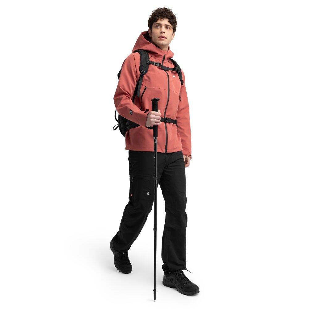 Casaco de caminhada hardshell para homem Simien Encarnado 3/7