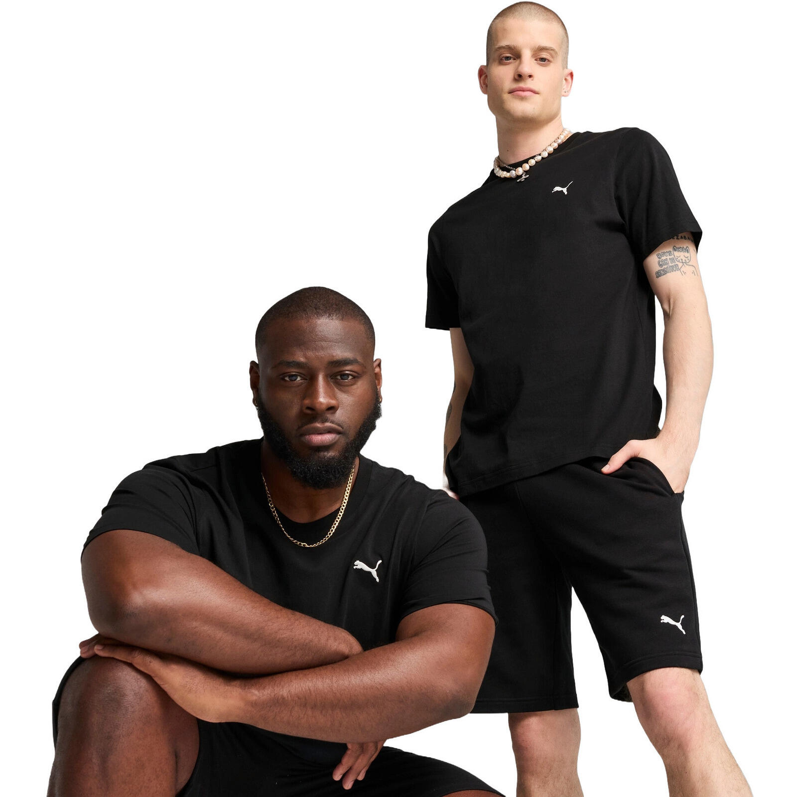 Puma - T-shirt Puma Ess Small Logo Tee, Noir, Hommes - T-shirt Manches Courtes - Noir - 36 Xs - Decathlon