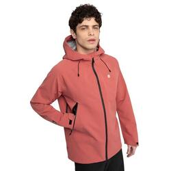 Veste randonnée hardshell homme Simien Rouge