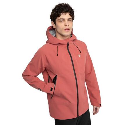 Veste randonnée hardshell homme Simien Rouge