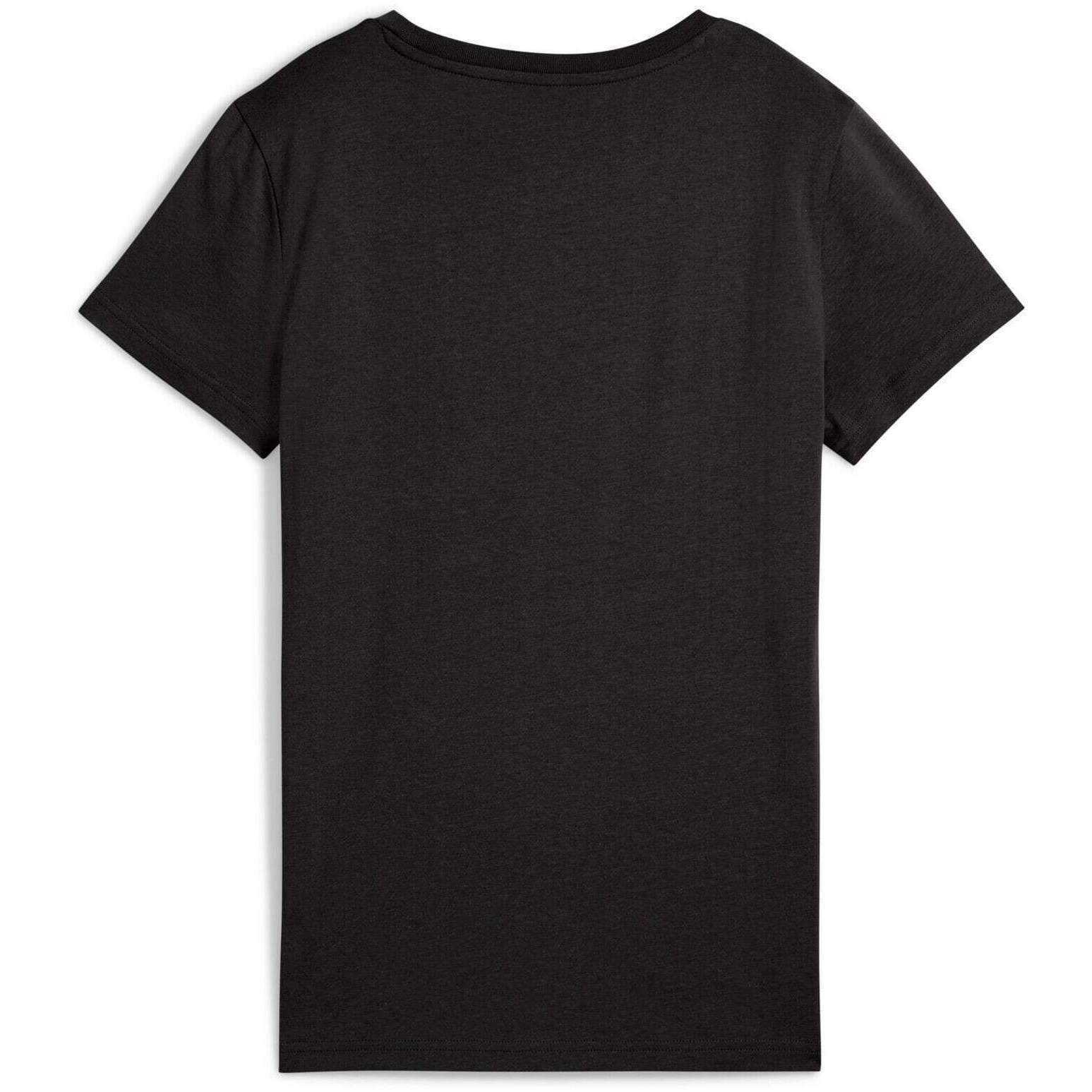 T-shirt Puma Ess Metallic Tee, Zwart, Dames 5/5