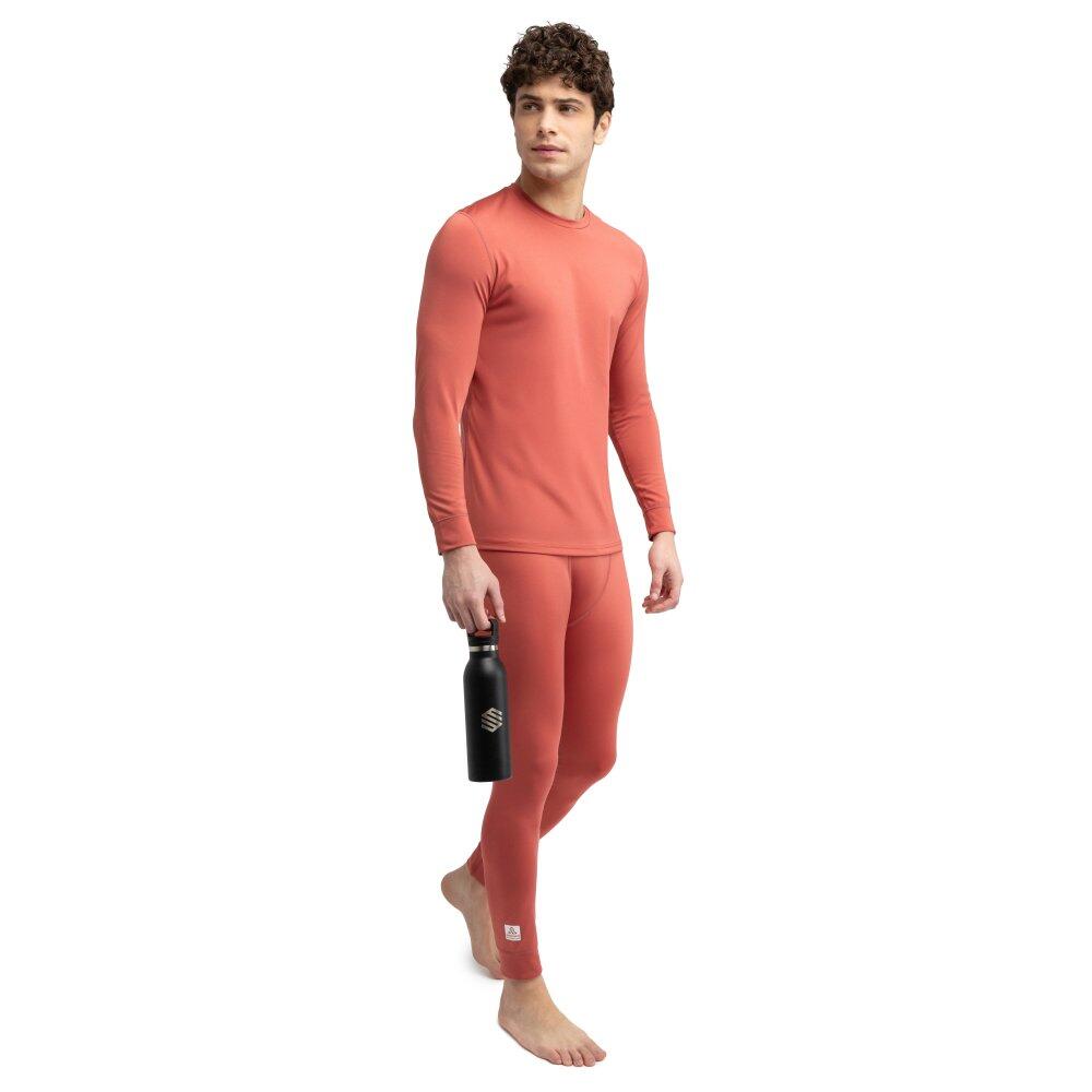 Maglia intima termica da escursionismo da uomo Talus Rosso 3/4