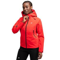 Veste randonnée hardshell femme Inca Rouge